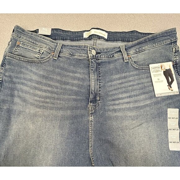 Signature Gold Levi Strauss Totally Shaping High Rise Skinny Womens Jeans NWT 24 - Picture 4 of 11